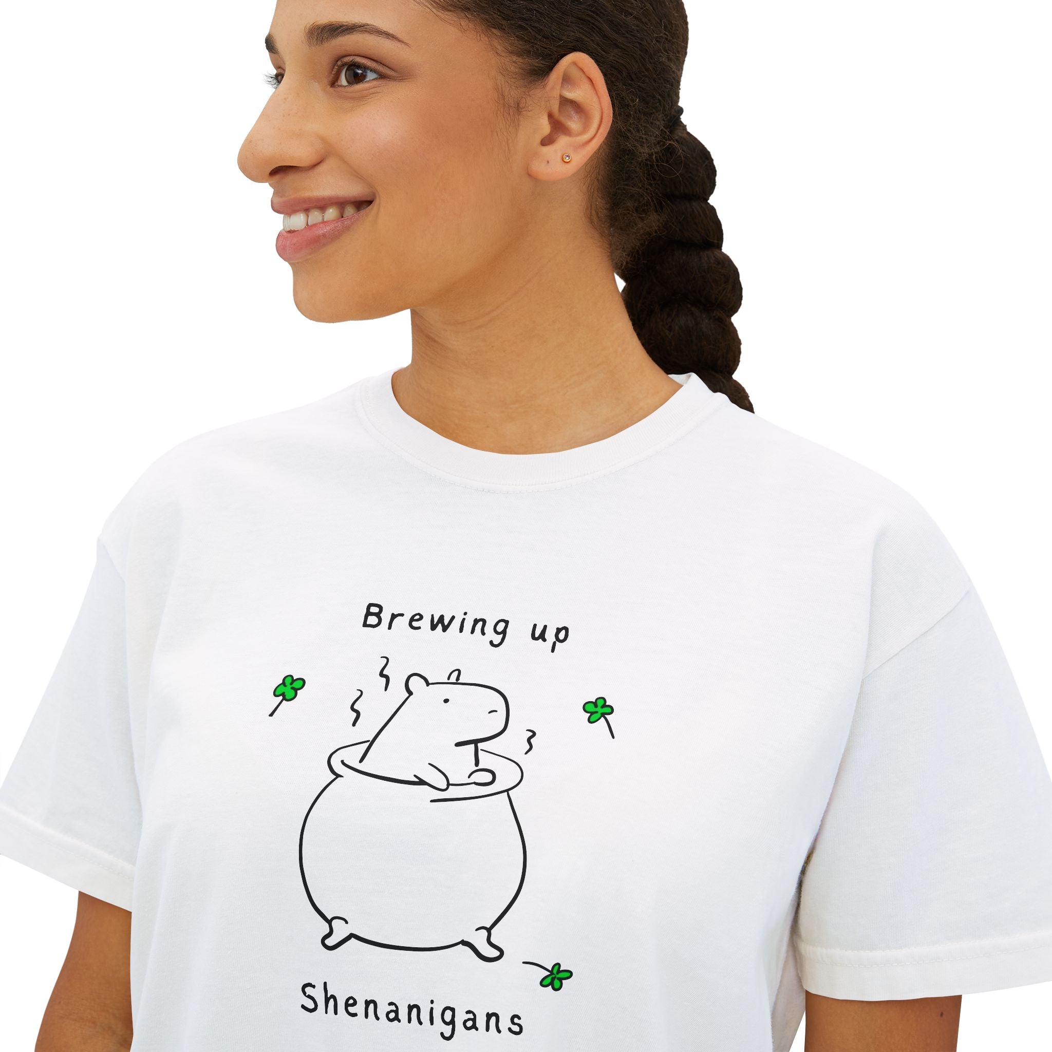 Capybara St Patricks Day t-shirt design - view 6
