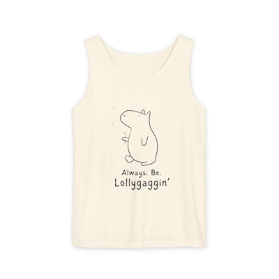 Always Be Lollygaggin' Capybara Premium Tank Top