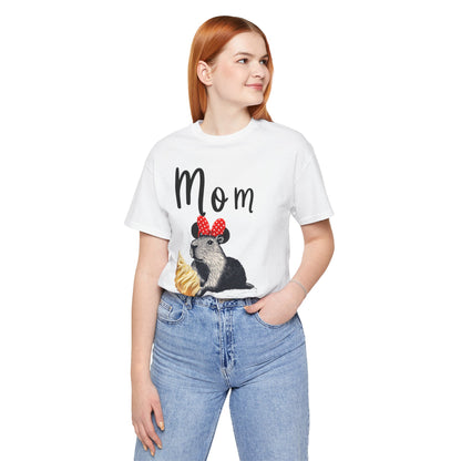 Mom Theme Park Here for the Dole Whip Tee -  Capybara Snack Unisex Jersey Short Sleeve Shirt