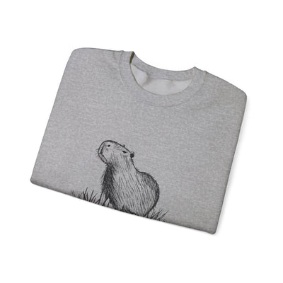 This Is Me Unbothered Sweatshirt – Funny Capybara Crewneck