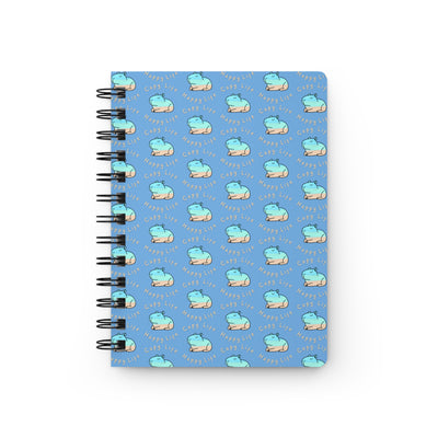 Capy Life Pattern Spiral Notebook – Coastal Capybara Journal