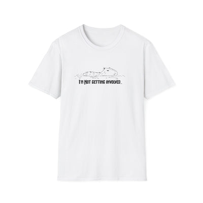 "I'm not getting involved" Capybara No Drama Softstyle Adult Tee