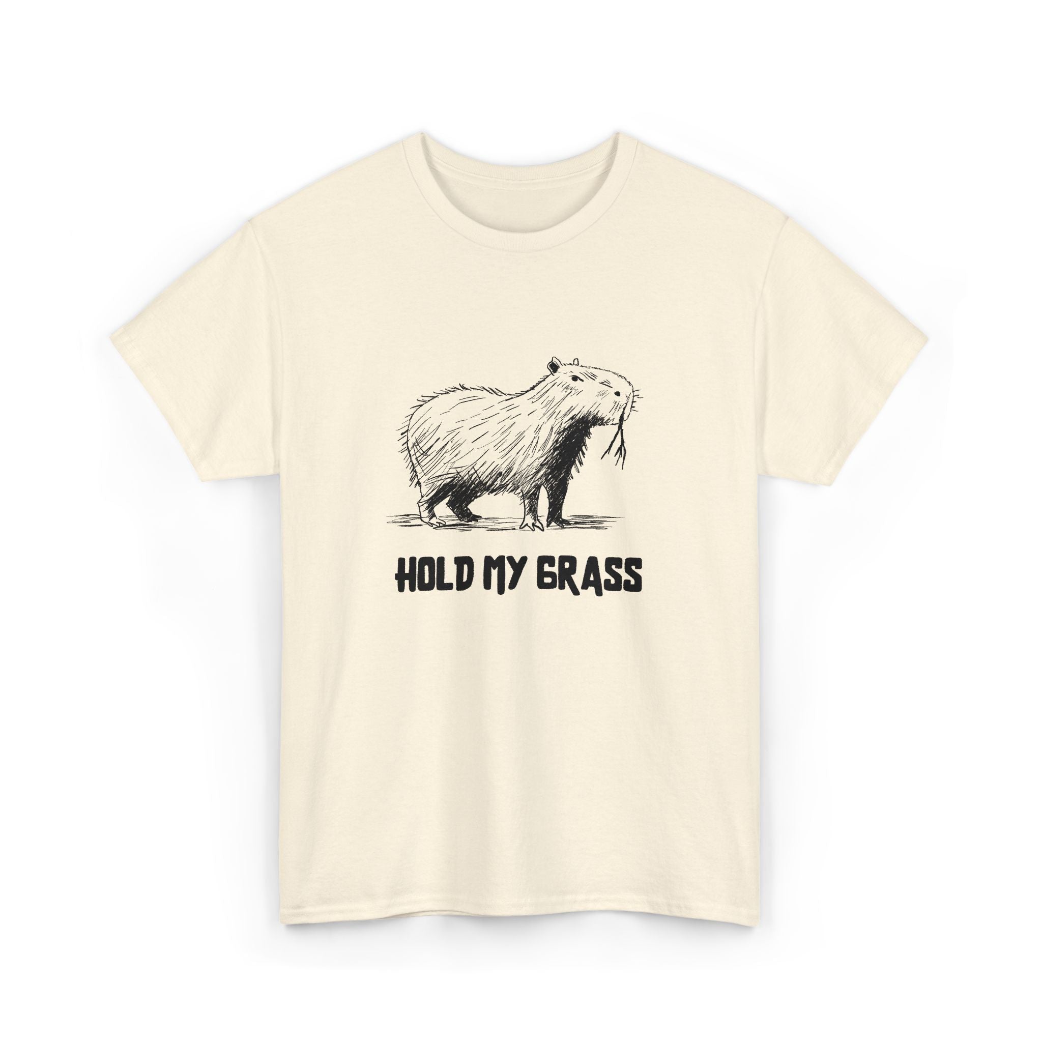 Hold My Grass T-Shirt | Funny Chill Graphic Heavy Cotton Tee - view 6