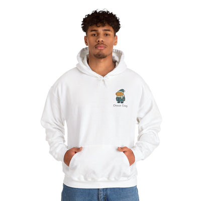 Choose Cozy Adult Capybara Hoodie – Minimal Winter Hoodie