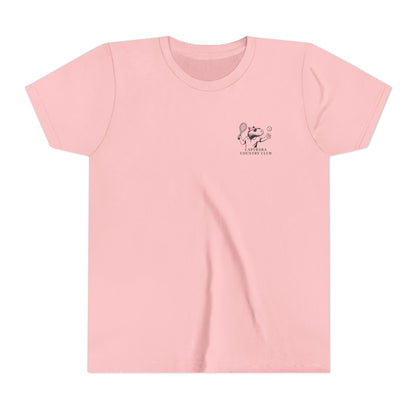 Kids Tennis Shirt – Funny Capybara Line Judge Tee – “You Can't Be Serious” Youth Sports Shirt for Tennis Practice or Gift