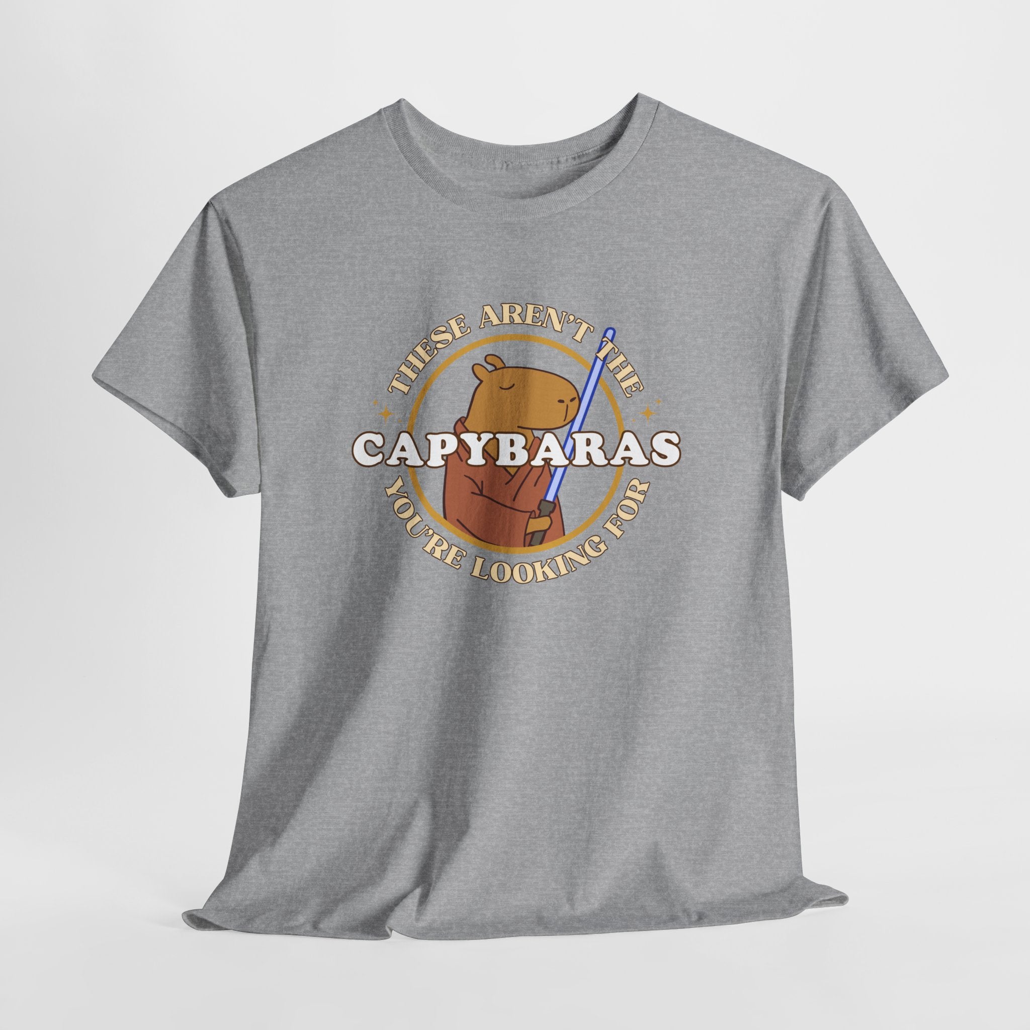 Capybara Star Wars Shirt – These Aren’t the Capybaras You’re Looking For – Obi-Wan Capybara – Funny Nerd Gift - Unisex Adult Tee