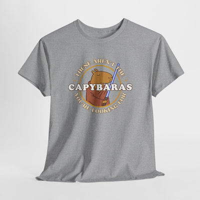 Capybara Star Wars Shirt – These Aren’t the Capybaras You’re Looking For – Obi-Wan Capybara – Funny Nerd Gift - Unisex Adult Tee