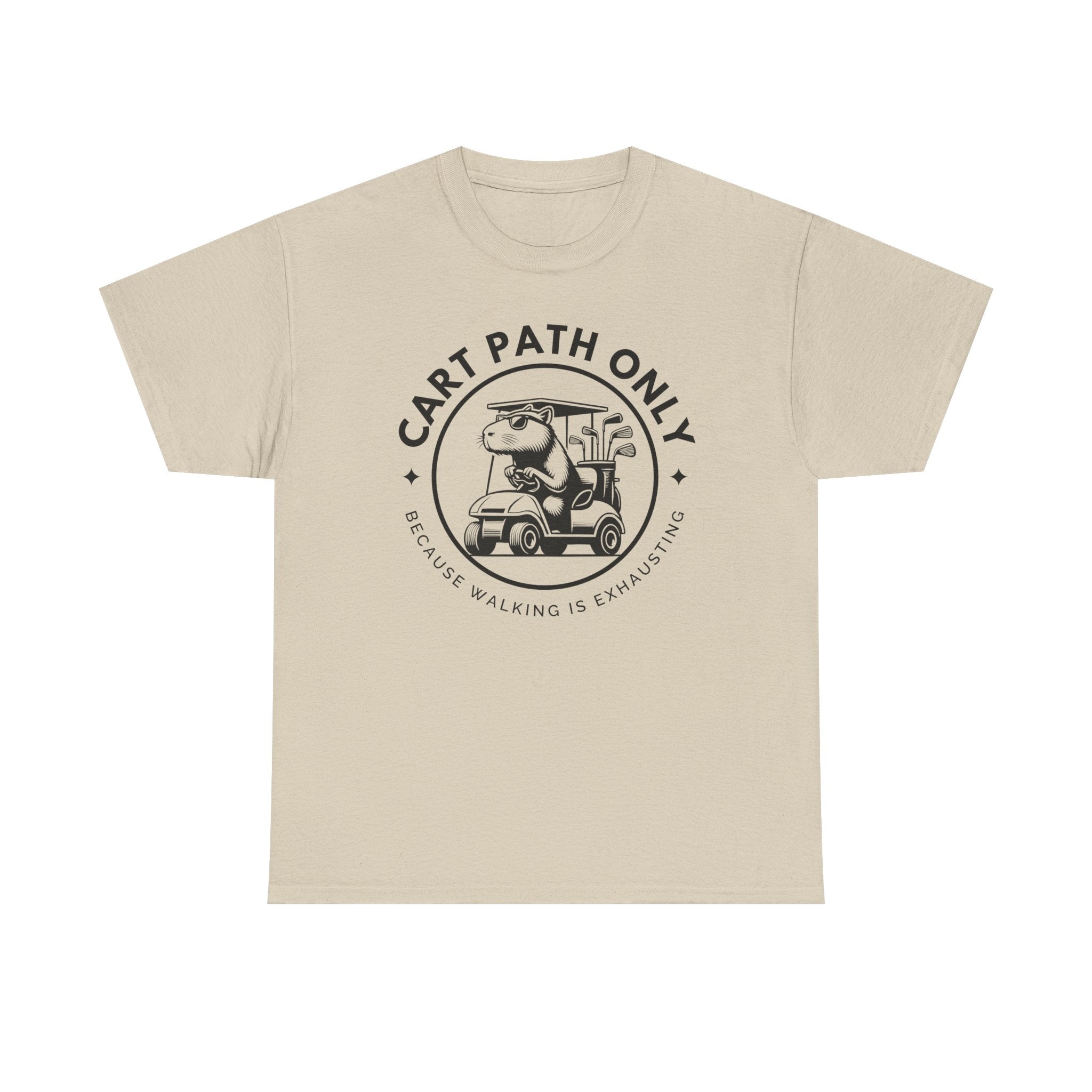 Golf Humor Tee, Unisex Heavy Cotton Tee, Funny Golf Shirt, Gift for Golf Lovers, Casual Wear, Golfer's Gift