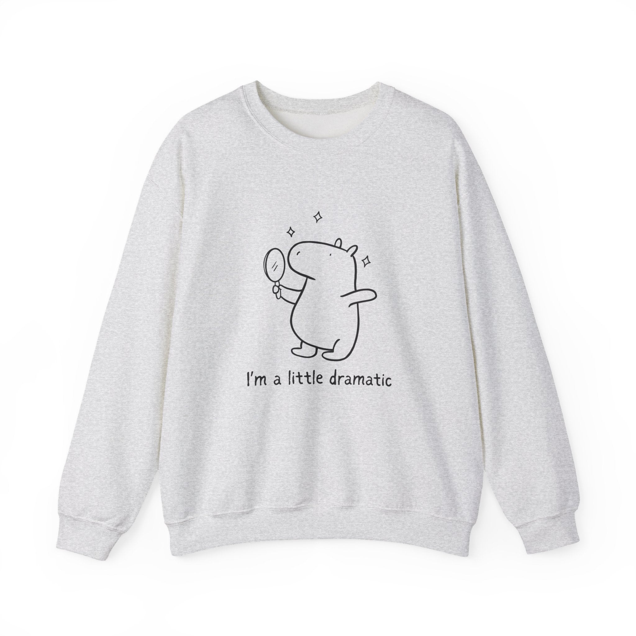 I'm a little dramatic – Funny Capybara Crewneck Sweatshirt