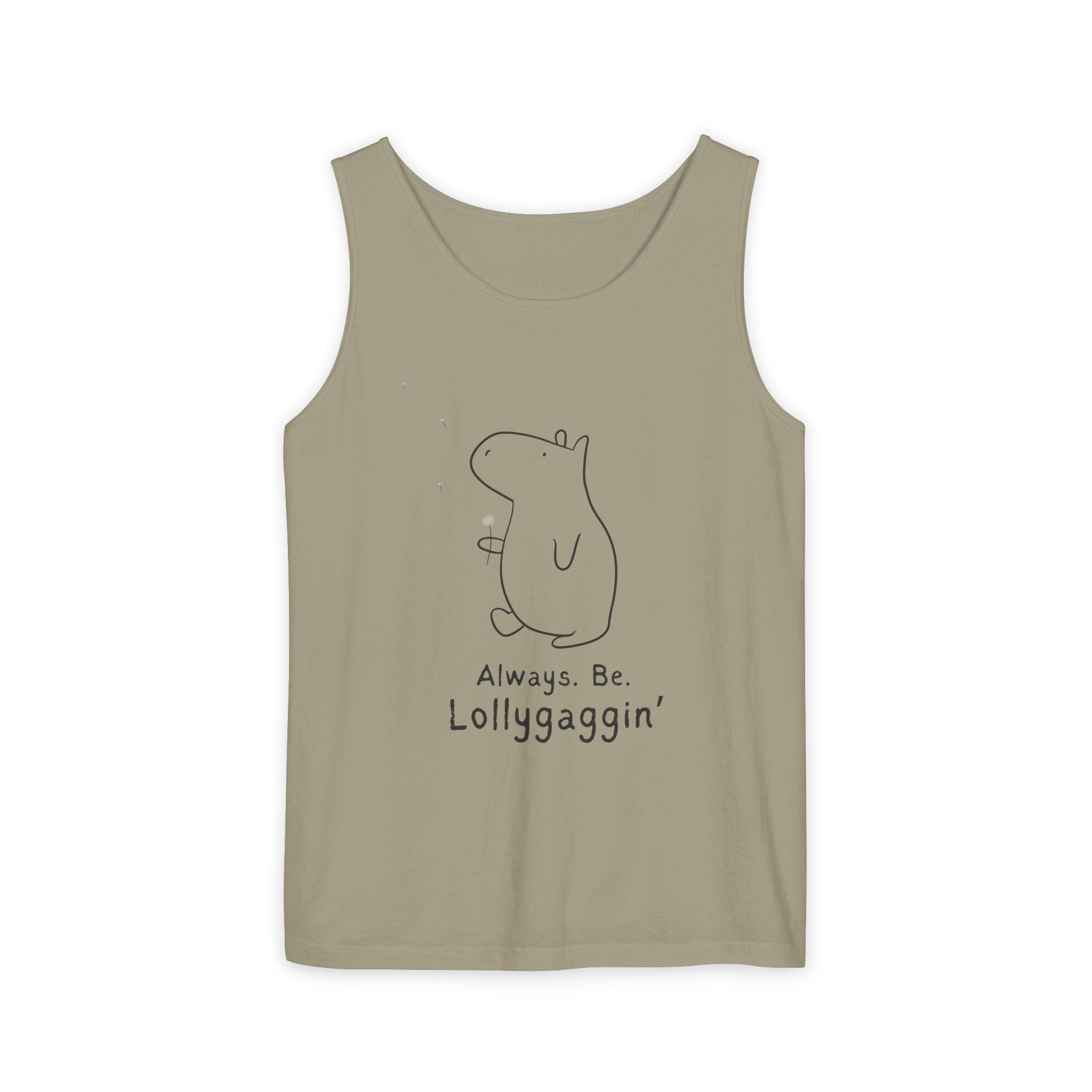 Always Be Lollygaggin' Capybara Premium Tank Top