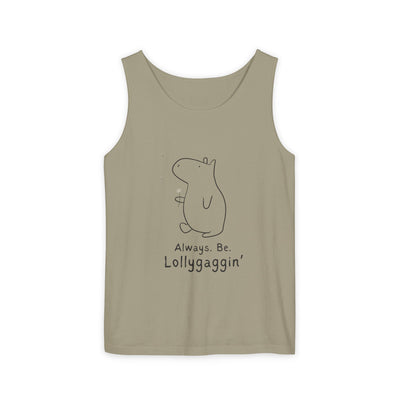 Always Be Lollygaggin' Capybara Premium Tank Top