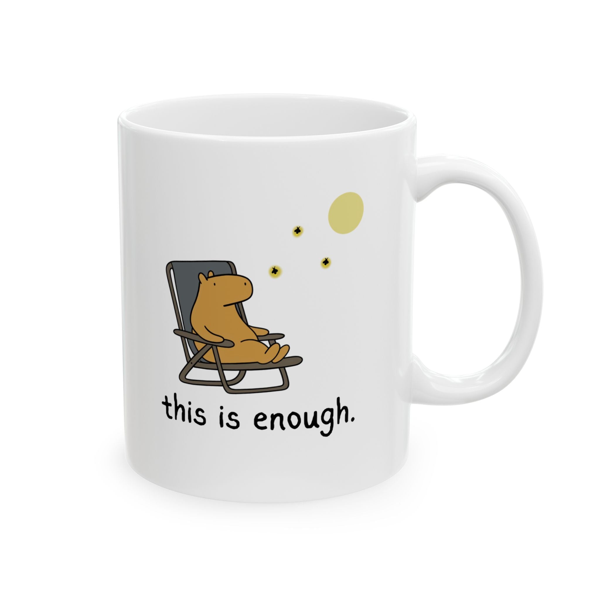 This is Enough Moonlight Capybara Mug