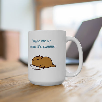 Teacher Appreciation Week Gift – Funny Teacher Coffee Mug – Wake Me Up When It’s Summer
