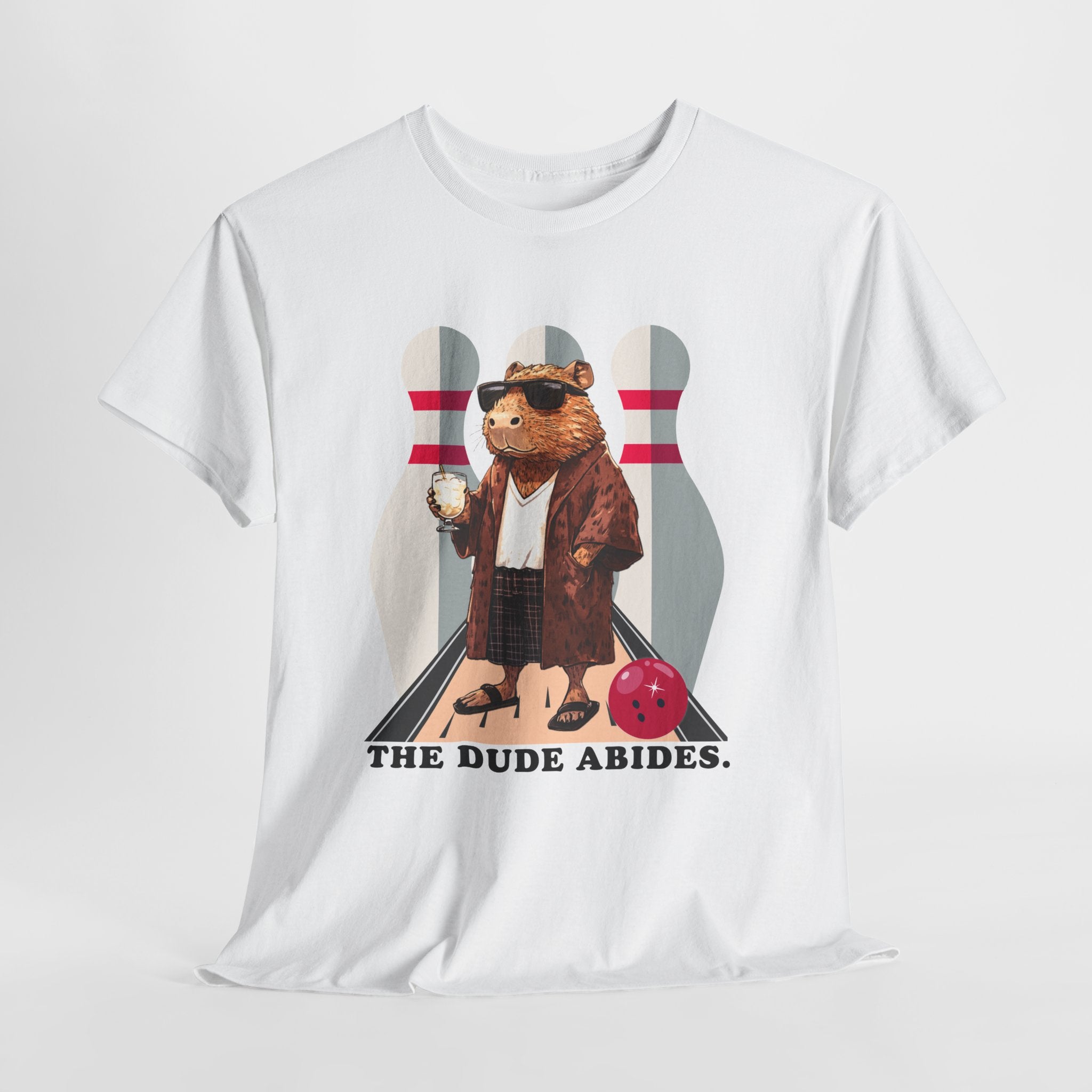 The Big Capybowski - 'The Dude Abides'  - Big Lewboski Fan TShirt