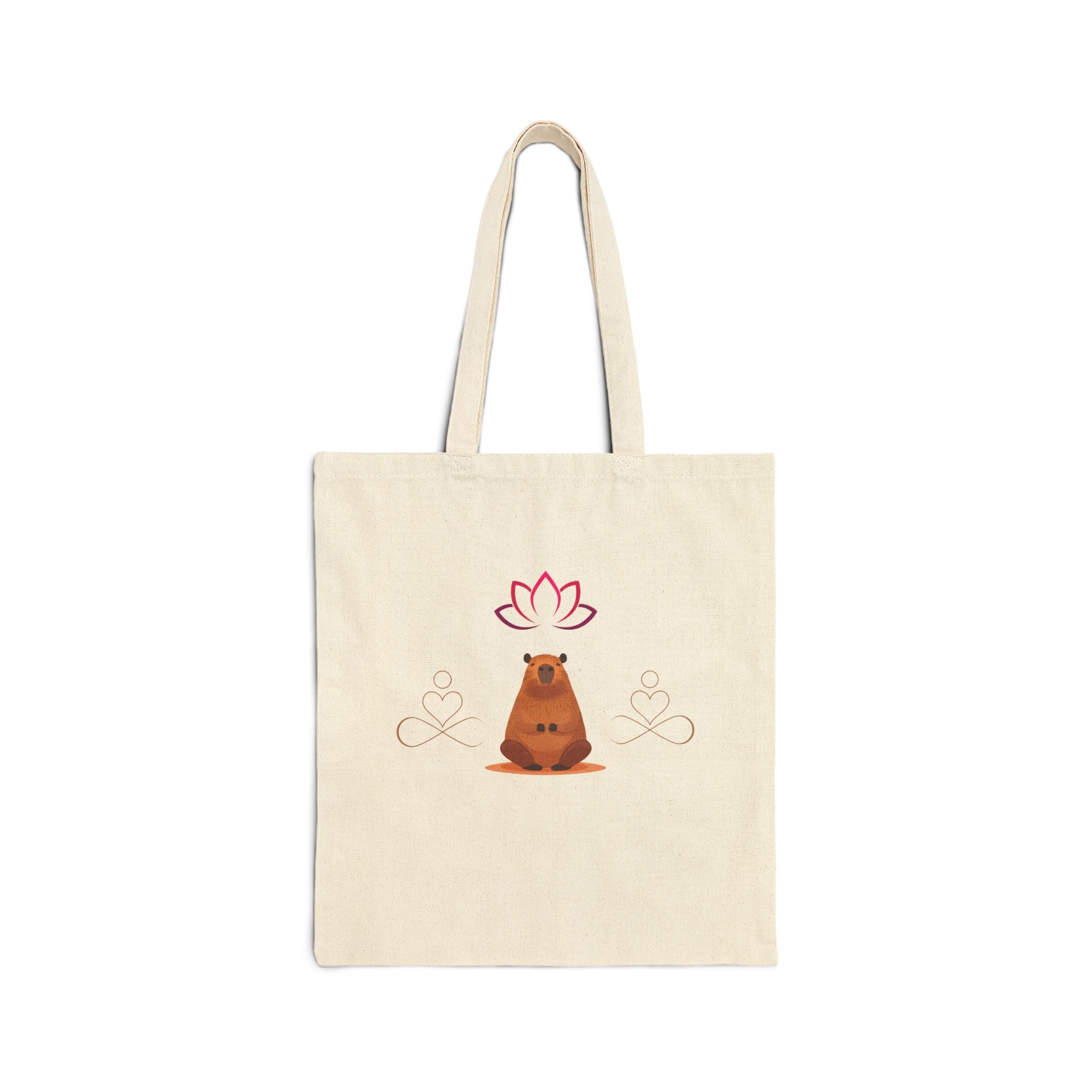 Zen & Unbothered - Cotton Canvas Tote Bag