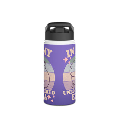 Personalized In My Unbothered Era Capybara Water Bottle | Funny Kids Water Bottle | Swiftie Gift