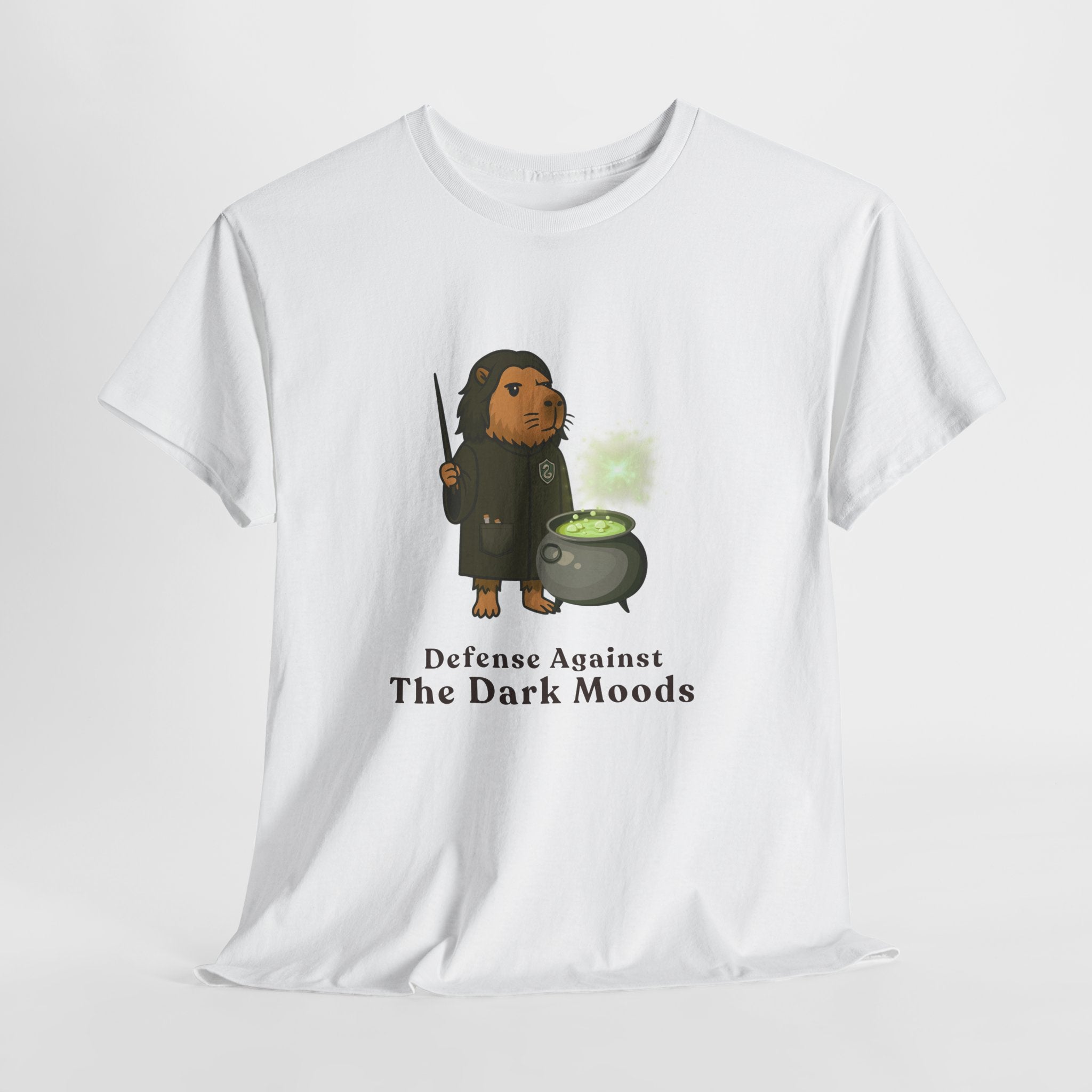 Defense Against the Dark Moods T-Shirt | The Unbothered Wizard Collection Adult Tee