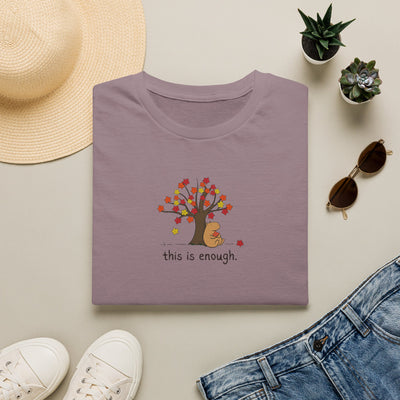 Autumn Leave This is Enough - Capybara Softstyle Adult T-Shirt