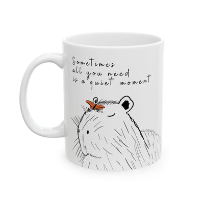 Sometimes All You Need Is a Quiet Moment Capybara Mug
