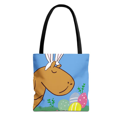 Easter Egg Hunt Capybara Bunny Ears Kids Tote Bag