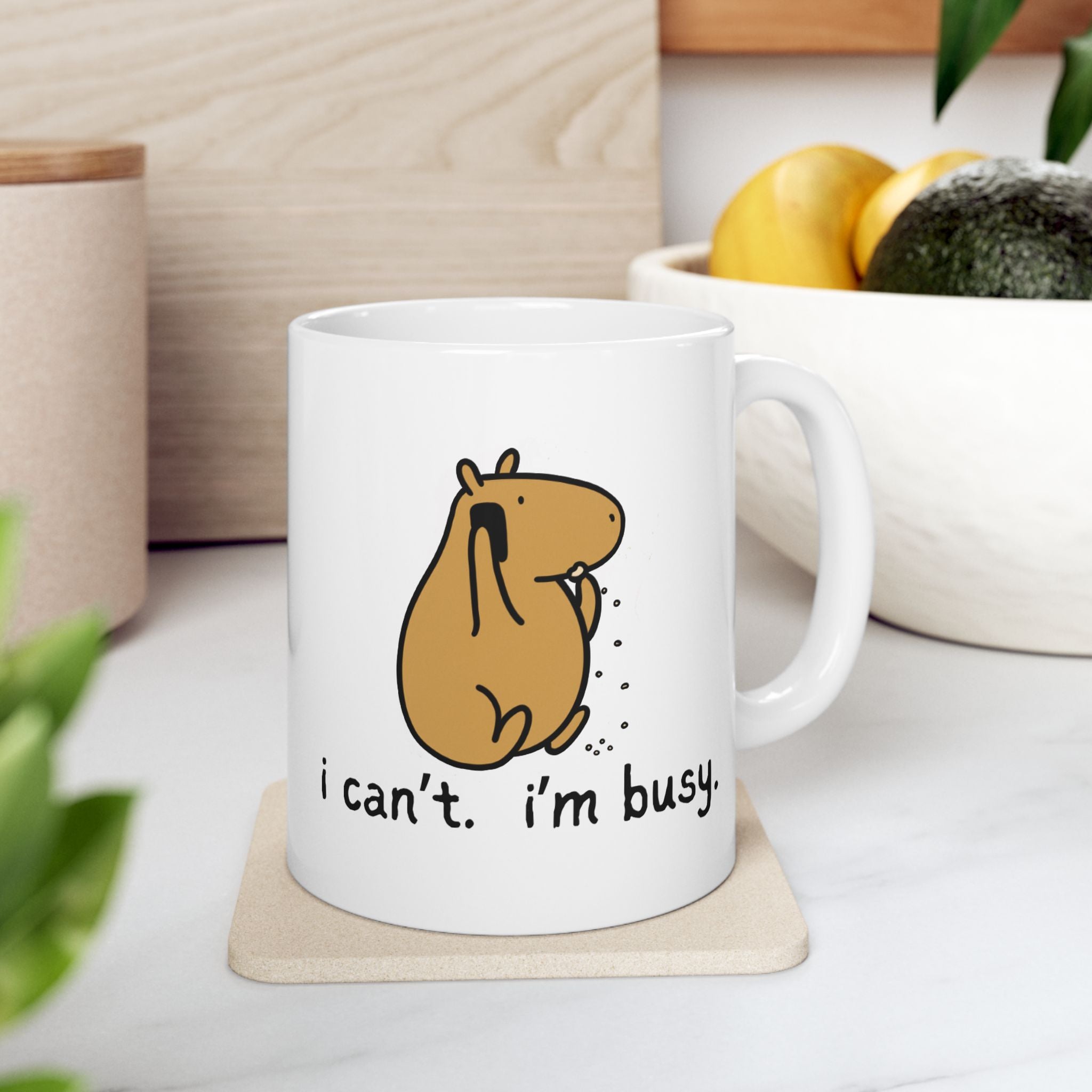 I'm Busy Capybara Mug