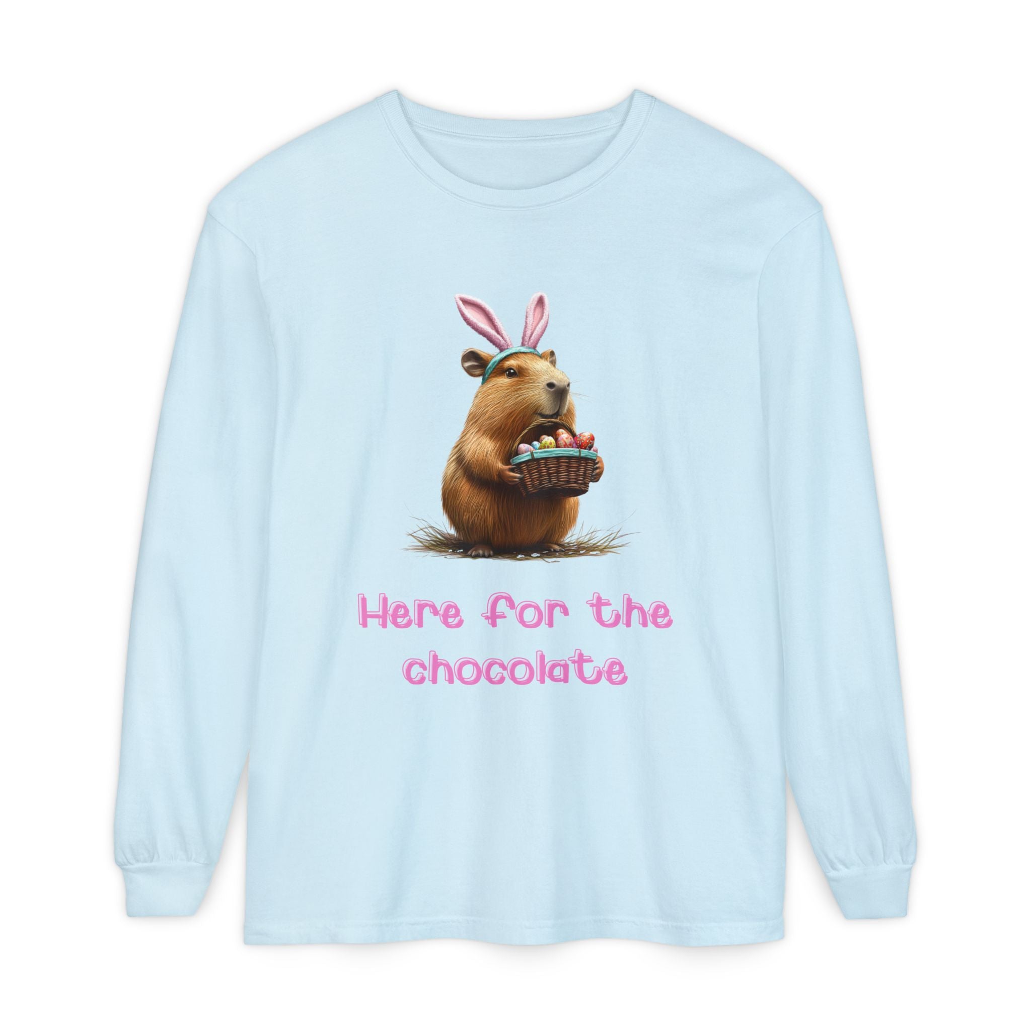 Here for the Chocolate - Unisex Long Sleeve T-Shirt (ADULTS)