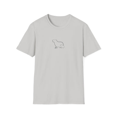 Minimalist Capybara Shirt – Mom & Baby Walk Tee