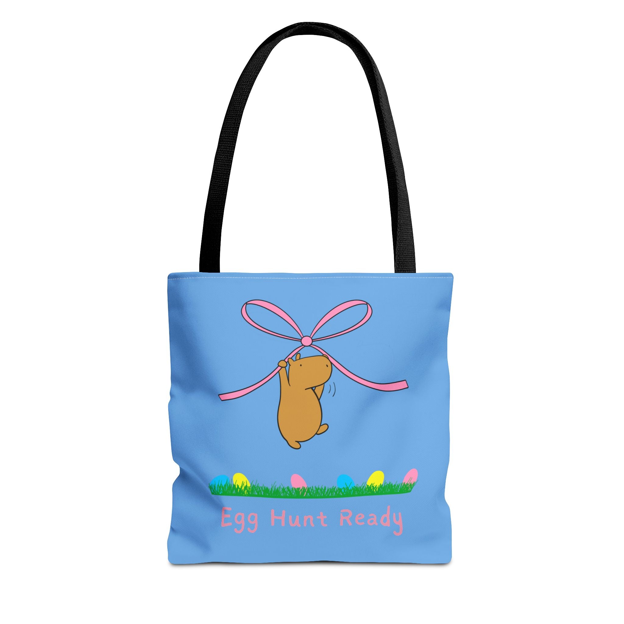 Egg Hunt Ready Capybara Easter Tote Bag for Kids