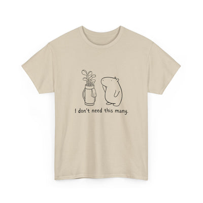 I Don't Need This Many – Funny Capybara Golf Heavy Tee