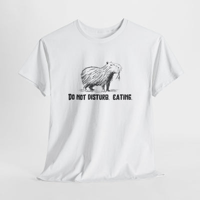 Do Not Disturb. Eating. Capybara Heavy Tee