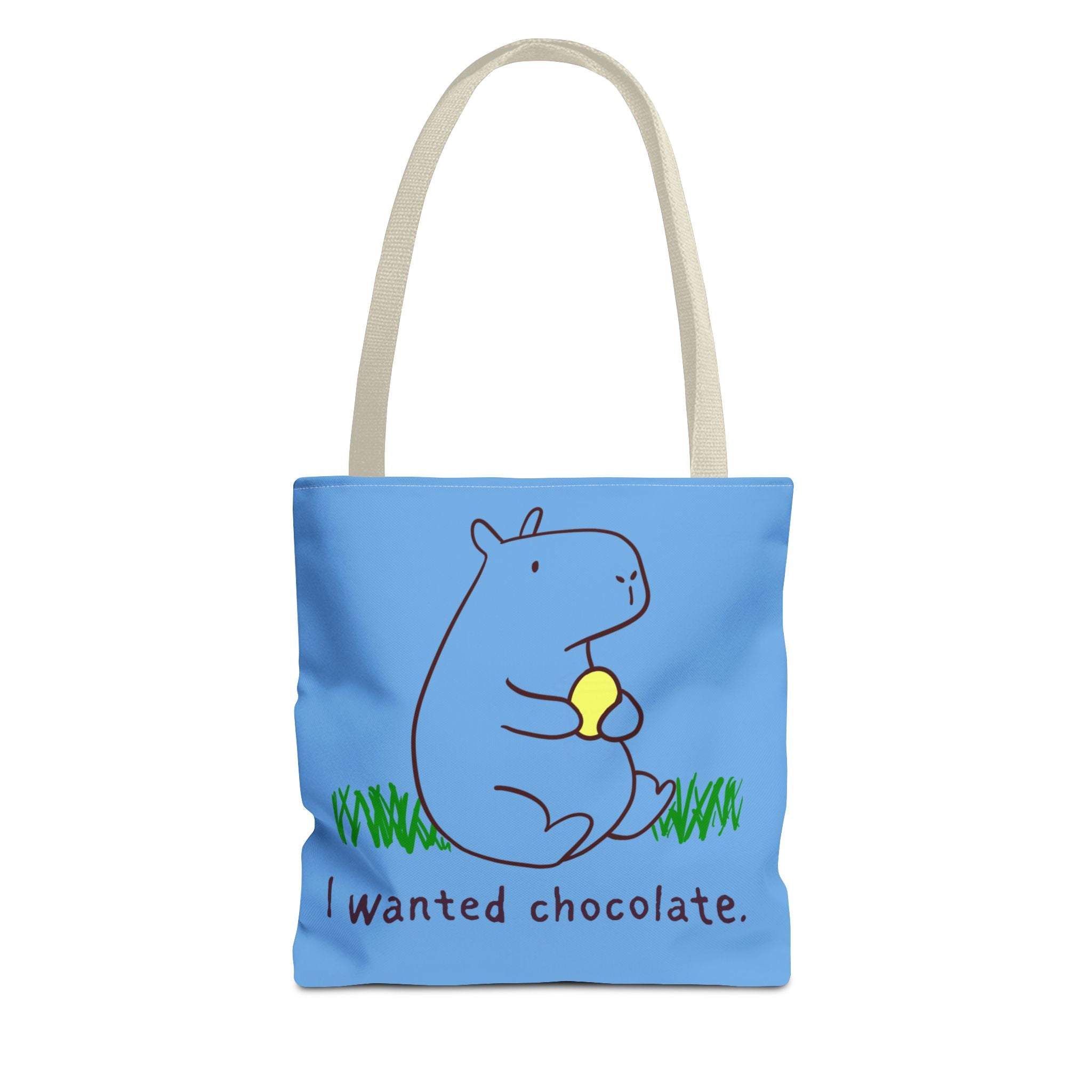 I Wanted Chocolate – Funny Easter Capybara Premium Tote