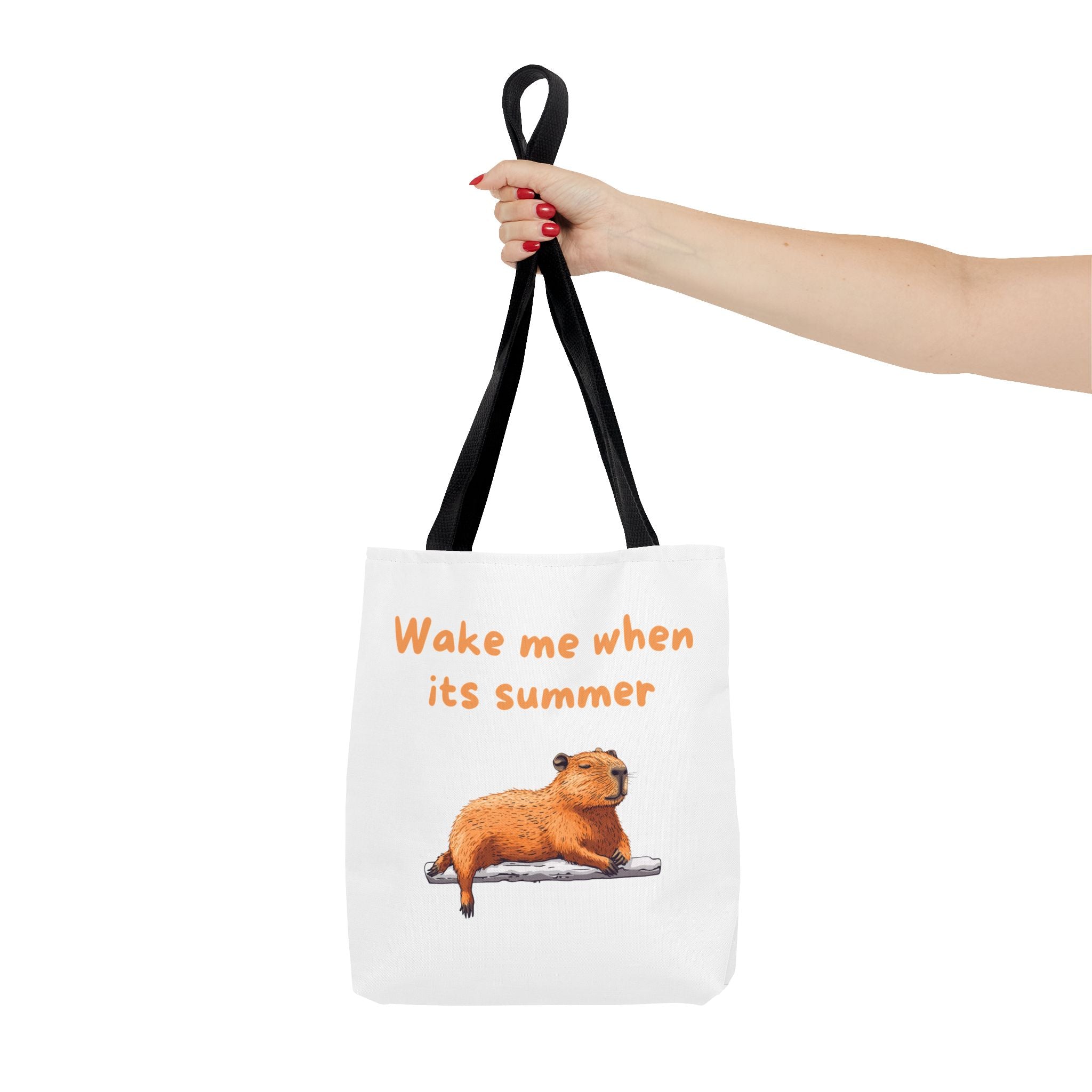 Wake Me When It's Summer Capybara - Tote Bag