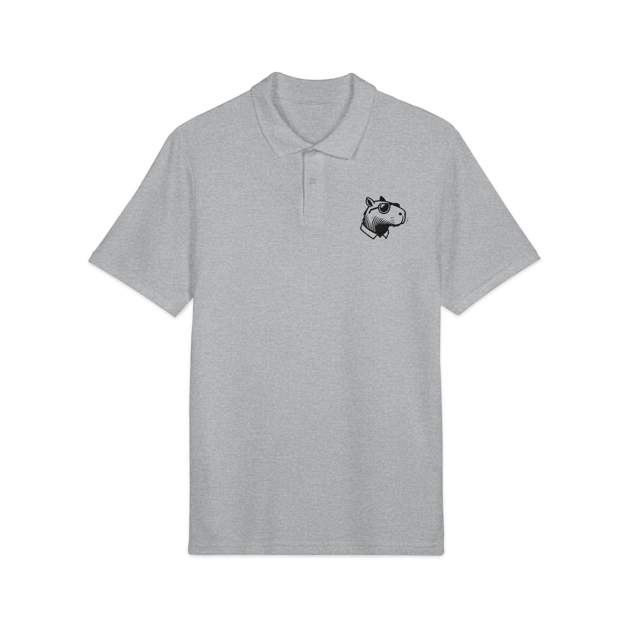 Embroidered Chill Capybara Golf Shirt, Hazard Hero Golf Gift, Golfing Apparel, Funny Golfer | Golf Lover Gift, Golf Tournament Outfit