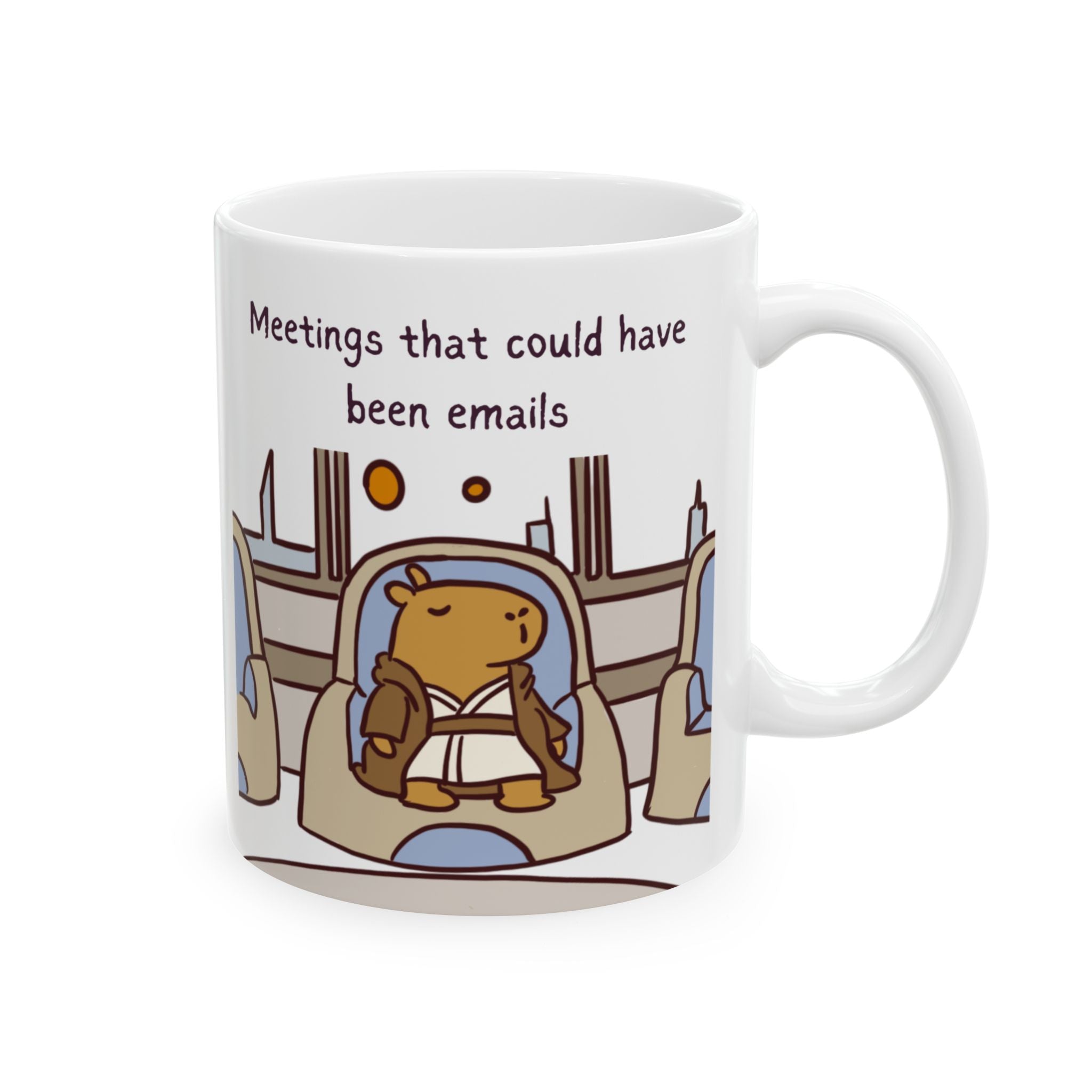 Meetings That Could Have Been Emails Capybara Mug