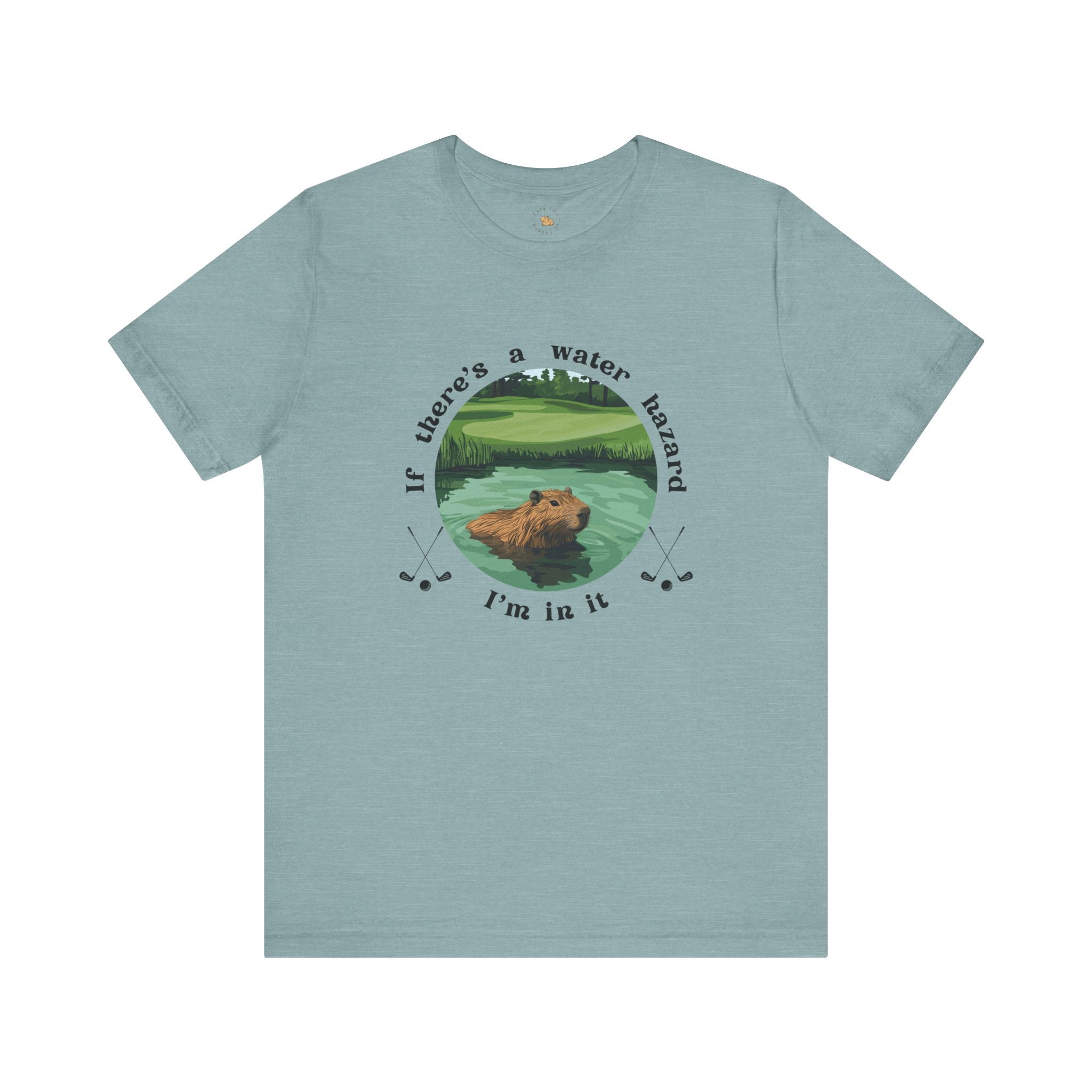 Capabara in the Water Hazard Tee (Capy Golf Edition)