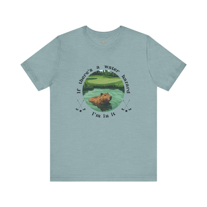 Capabara in the Water Hazard Tee (Capy Golf Edition)