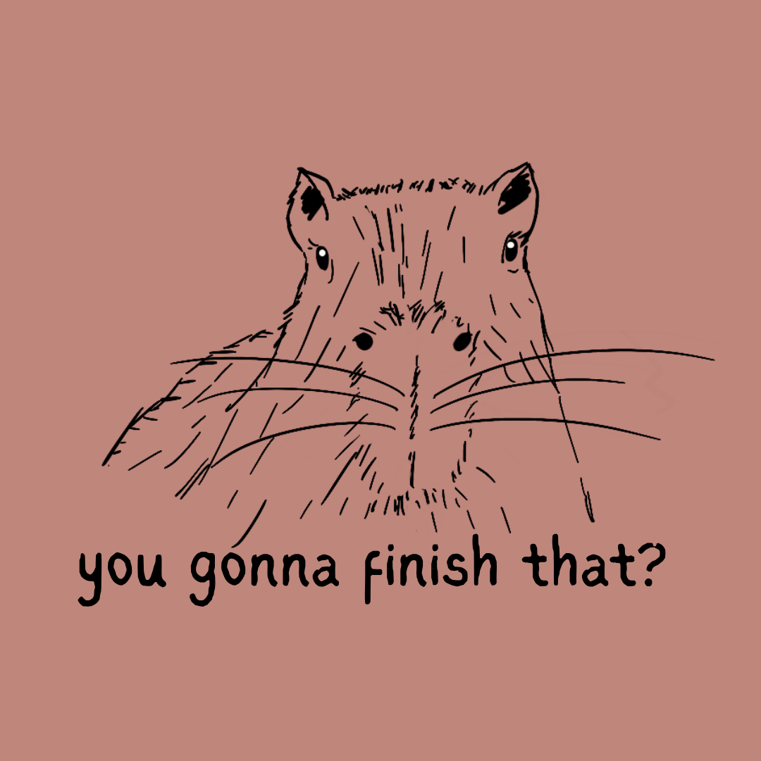 Gonna Finish That?  Capybara Youth Tee