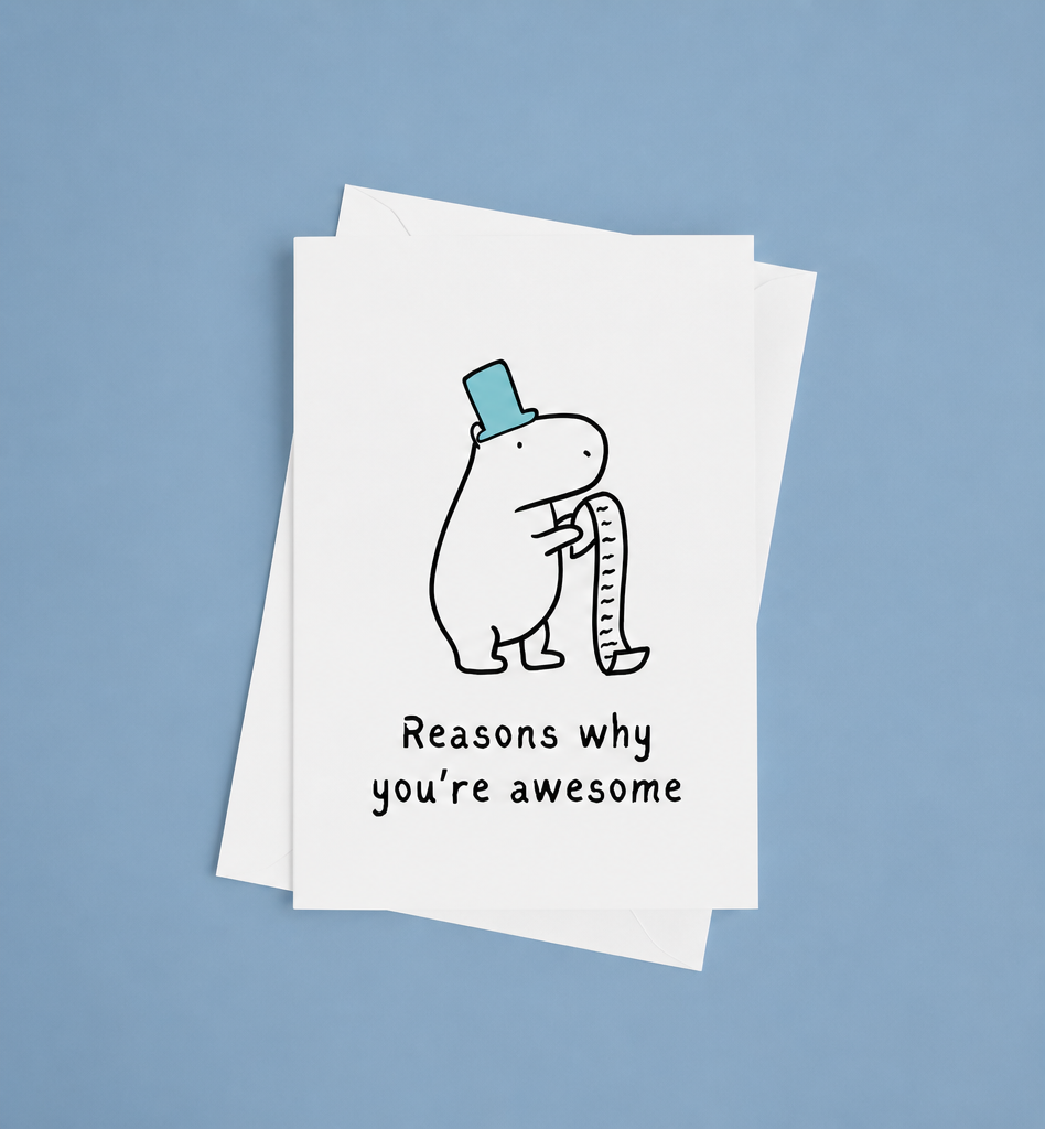 Reasons Why You're Awesome Printable Card