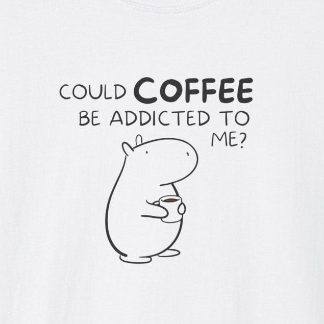 Could Coffee Be Addicted to Me? Capybara Softstyle Tee