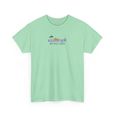 Capy Life light green heavy cotton t-shirt featuring a cute capybara in a water hazard with golf humor text.